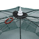 Portable Foldable 8 Sides 8 Holes Automatic Fishing Net Landing Net Trap Ca