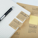 2020 Year Mini Calendar Stickers Index Bookmark Planner Journal Accessories Delu