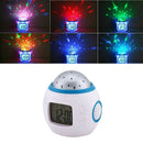 Sky Star LED Night Light Projector Lamp Bedroom Digital Musical Alarm