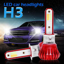 2pcs Car Motorcycle 3000K 6000K 8000K COB LED Fog Lamp Tail Light Bulbs