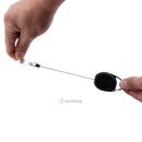 2X Retractable Reel Recoil ID Badge Lanyard Name Tag Key Card Holder Belt Clip