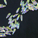 10pcs Top Czech AB Crystal Flatback Rhinestone Nail Art Decoration DIY ss L K7C1