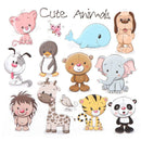Cute Animals Iron on Patches Washable Heat Transfer Stickers T-shirt Appliques