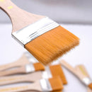 12Pcs Wooden Oil Painting Brush Artist Acrylic Panit Tool Kit Art Suppl FSM