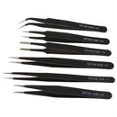 6Pcs/Set Stainless Steel Anti-static Tweezers Forceps Maintenance Tool Kit