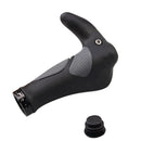 2pcs Ergonomic Bicycle Grip Handlebar TPR Rubber Casing Sheath Bar End (A)