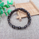 Health Care Black Hematite Magnetic Men's Beads Strand Choker Necklace Jewelry