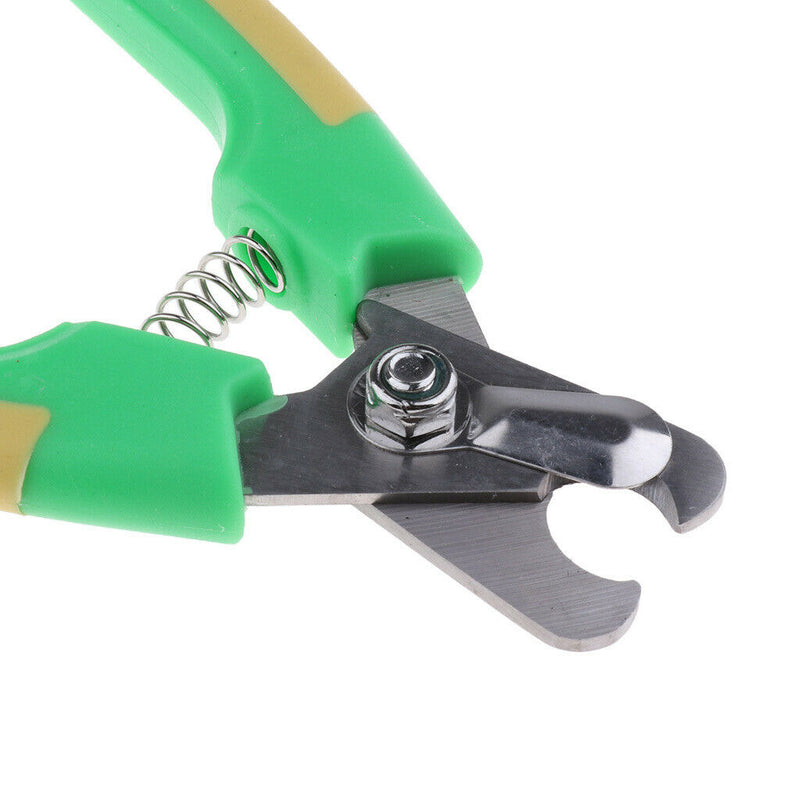 2PCS Pet Dog Cat Alloy Nail Clipper Trimmer for Small Animals Lock Green L