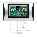 Wireless Weather Station, Indoor Outdoor Colorful Screen Thermometer With T