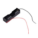 5pcs Black Battery Storage Box Case Holder for 3.7V18650x1 Batteries