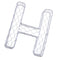 2Pcs Creative Alphabet Shaped Metal Plant Stand Storage Rack Shelf, Flower Pot