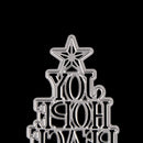 Christmas tree letters Metal Cutting Die For DIY Scrapbooking Album PaperCard %o