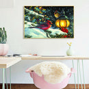 Winter Birds 5D DIY Full Round Drill Diamond Painting Mosaic Decor Craft