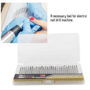 Nail Art Drill Kit, 30Pcs/Set Diamond Grinding Head Nail Art Drill Polish H