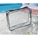 3/pack Portable PVC Makeup Bag Organizer Travel Toiletry Bag with Handle