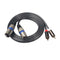 1.5m 4.9ft Dual XLR Male to Dual RCA Male Audio Signal Patch Adapter Cable
