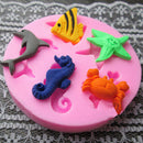 Sea Beach Silicone Cake Sugarcraft Mold Fondant Soap Chocolate Moulds LJ
