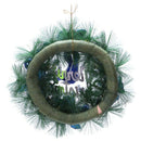 Christmas Wreath Pine Needles Christmas Decoration For Home Party, Blue 30C