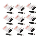 36 Pieces Plastic Foldless Hair Clip Headpiece Fringe Makeup
