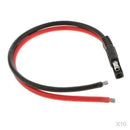 10x SAE Harness DIY Extension Connector For Solar Batteries Charger 30cm