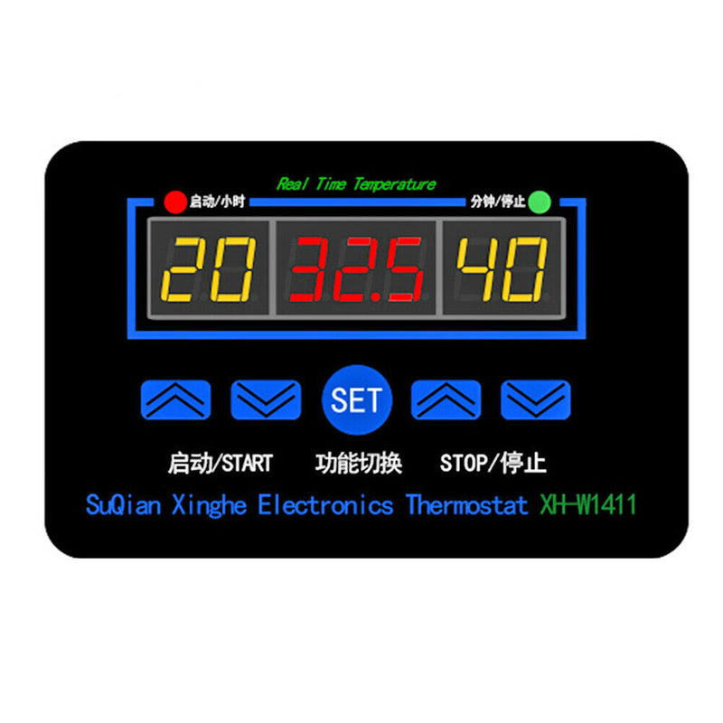 W1411 Digital Thermostat Temperature Humidity Controller Egg Incubator