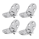 4pcs Stainless Steel Boat RV Yacht Cabinet Cupboard Strap Hinge Door Hinge