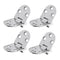 4pcs Stainless Steel Boat RV Yacht Cabinet Cupboard Strap Hinge Door Hinge