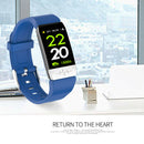 Waterproof Smart Bracelet Blood Pressure Smart Watch Sleep Monitor Red