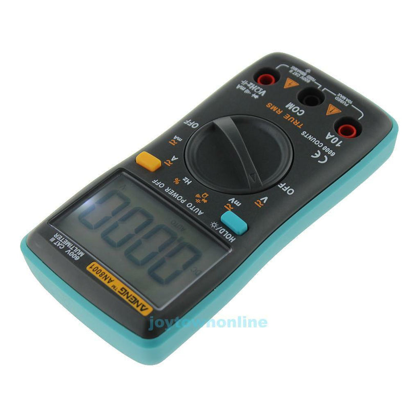 Auto-range Digital Multimeter AC/DC Current Ammeter Voltage Temperature Test