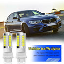 2pcs LED Light Bulbs 3157 33SMD 5730 3W 6000K 1200LM Car Brake Tail Driving Lamp