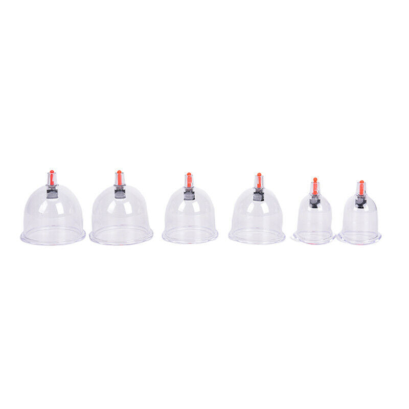 1Set Massager Cans Vacuum Cupping Set Thicker Magnetic Aspirating Cup Cans  BX