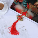 Home Car Decor Feng Shui Chinese knot 10 Lucky Coins Career Wealth Pend Kw