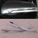 Chrome Side Molding Mirror 2pcs Cover Rear View Fit for Kia 2016-2019 Sorento UM