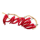 Best Artificial Chilli String Hot Peppers Hanging String Home Decor Vegetab R9C9
