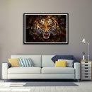 5D DIY Full Drill Diamond Painting Fierce Tiger Cross Stitch Embroidery Kit