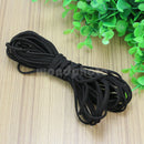 1 Roll Durable Black Suede Leather Cord String 2mm for Bracelet Necklace DIY