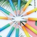12pcs/set 2B Pencil Eraser Rubber Tip + 1pc Pencil Set Sharpener