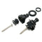 2 Pcs/Set Guitar Non-Slip Strap Buttons Strap Buckle Lock Straplock Button