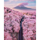 Cherry Blossom DIY Diamond Painting Rhinestone Full Round Drill Home Decor