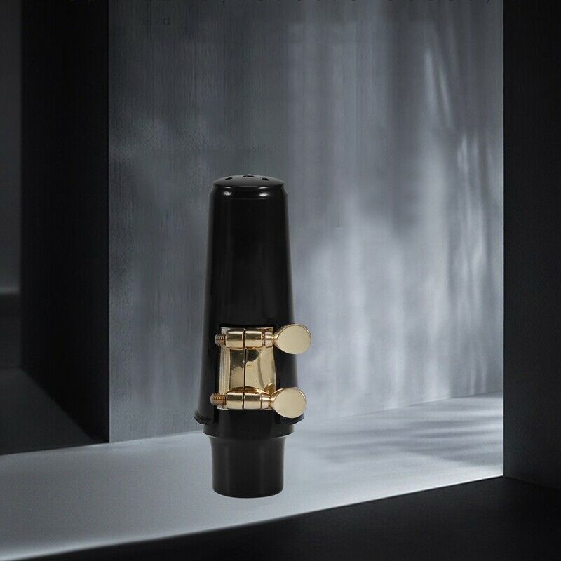 Alto Sax Saxophone Mouthpiece Plastic with Cap Metal Buckle Reed Mouthpiece