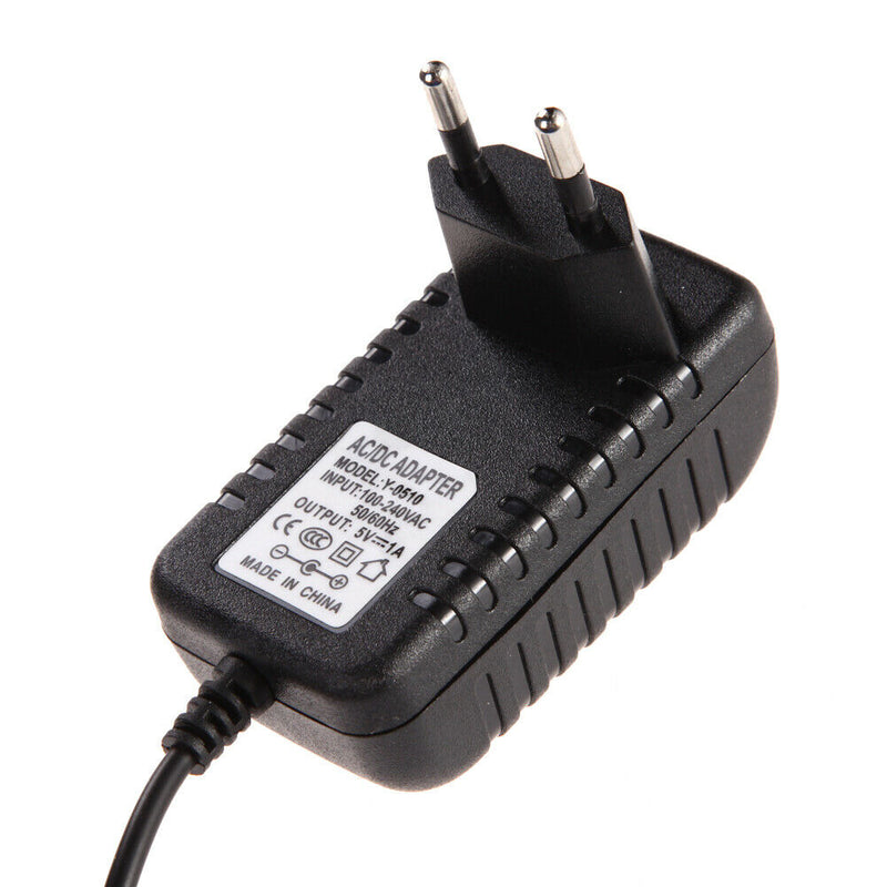 AC 100-240V Converter Adapter DC 5.5mm x 2.5MM 5V 1A 1000mA Charger EU Plug