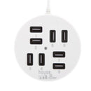 480Mbps Circular 8 Ports USB Hub with 1 Power Port 55cm / 21.7in Cable Leng