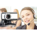 Webcam With Microphone, USB Streaming Computer Web Camera With 360-Degree Wide