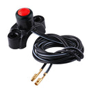 Red Motorcycle ATV Push Button Engine Stop Kill On-Off Switch For 22mm Bar
