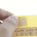 100pcs Hand made with love Seal Stickers for DIY Gift Cookie Packaging Labels ES