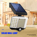 Solar Induction Wall Lamp PIR Motion Sensor Outdoor Street Light (66LED RC)