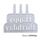 Birthday Cake Metal Cutting Dies Stencils Scrapbooking Embossing DIY Card