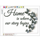 Butterfly 5D DIY Round Diamond Painting Embroidery Cross Stitch Mosaic Art