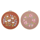2x Handmade Craft Cross Stitch Kit DIY Tools With Floral