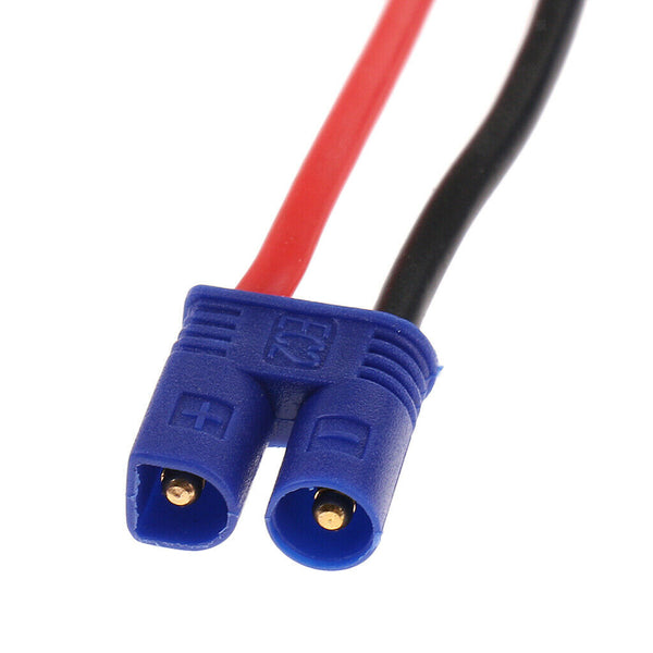 EC2 Charge Lead To 4mm Banana Plugs Charge Cable Silicone Wire 25cm/9.84''